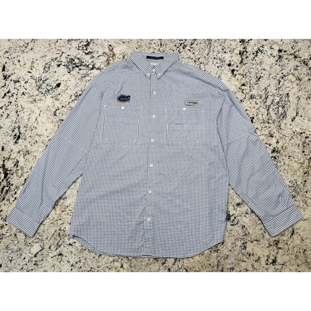 NWOT Columbia Florida Gators UF Super Tamiami Bonehead Fishing Shirt Size XL